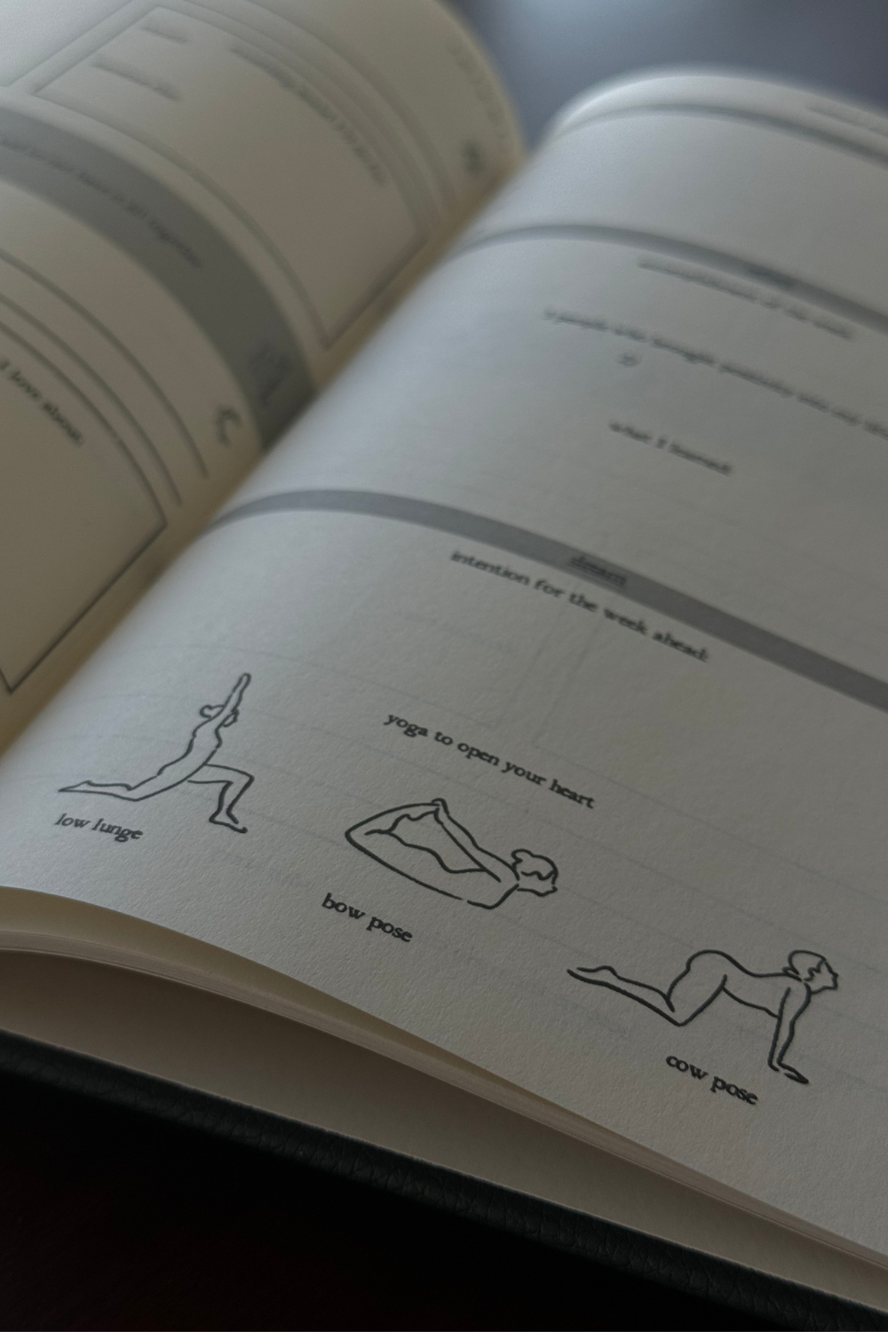 Inside view of the Romanticize Your Life Journal showcasing smooth creamy pages.