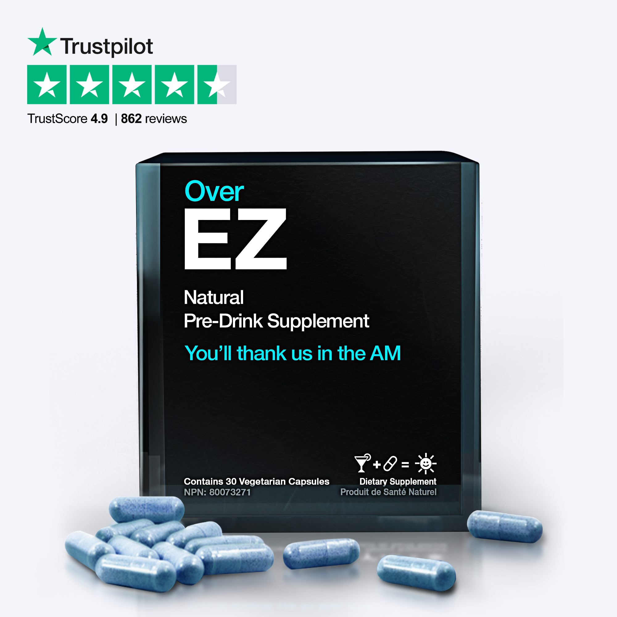 Over EZ Pre-Drink Supplement