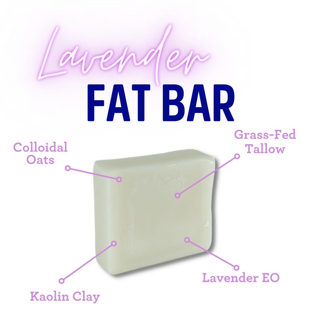 Lavender Fat Bar, 4 Oz