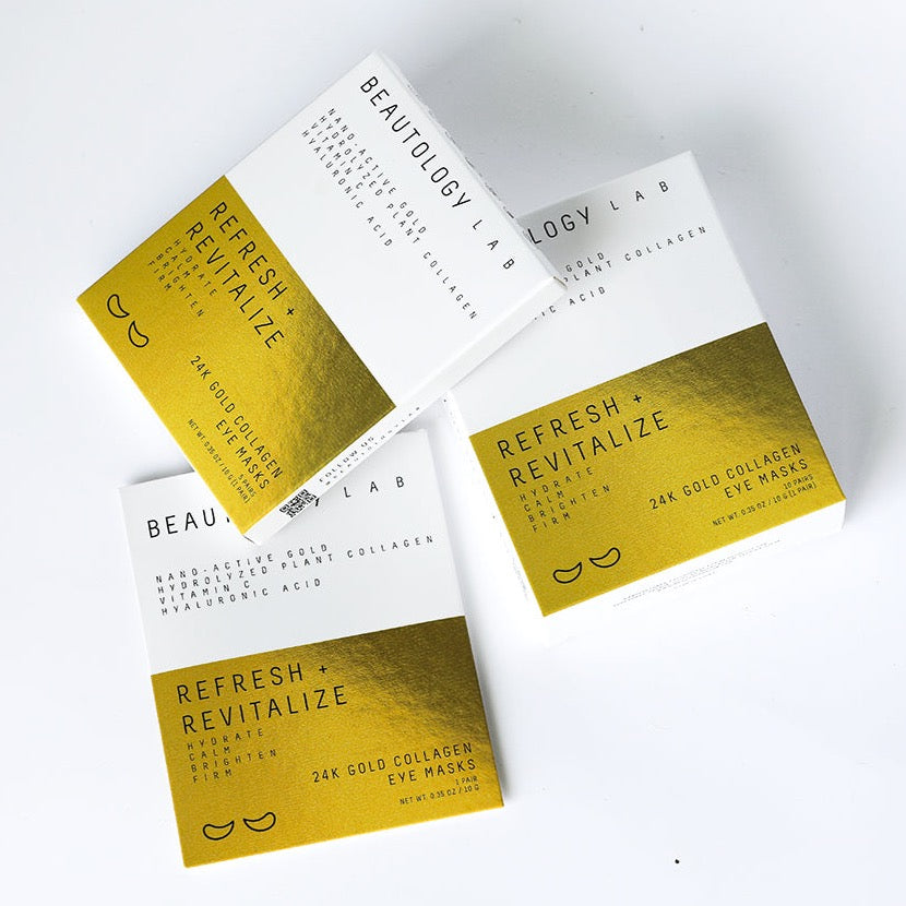 REFRESH + REVITALIZE <br/>24K GOLD COLLAGEN EYE MASKS <br/>Subscription Product by BEAUTOLOGY LAB