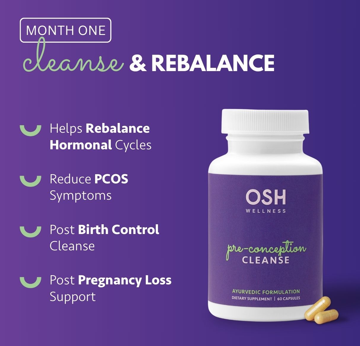 Cleanse & Conceive Support by Osh Wellness