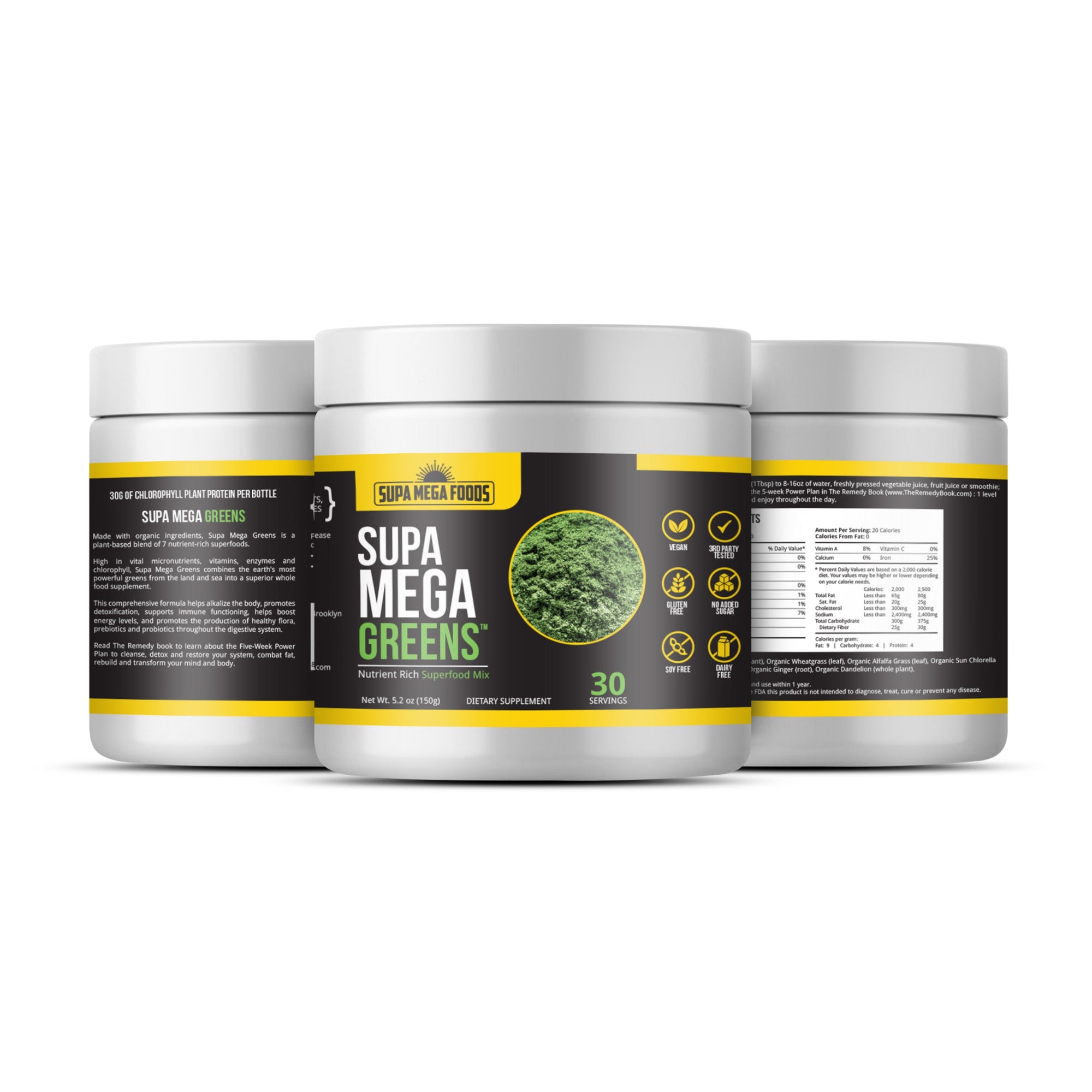 Supa Mega Greens | 30 Servings by Supa Mega Foods