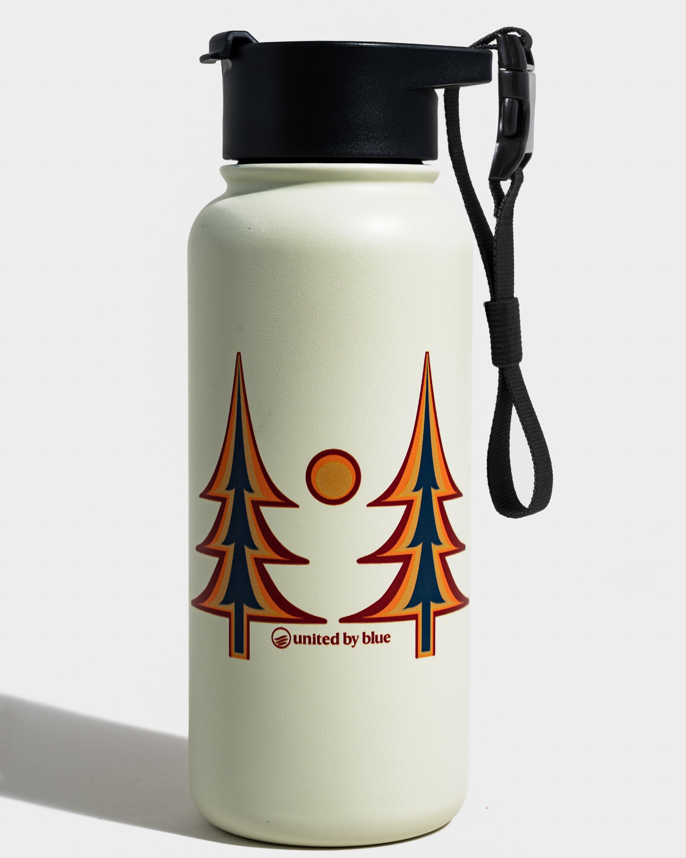 Trippy Trees 32 Oz. Insulated Steel Bottle by United By Blue