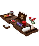 Bathtub Reading Tray Brown Color