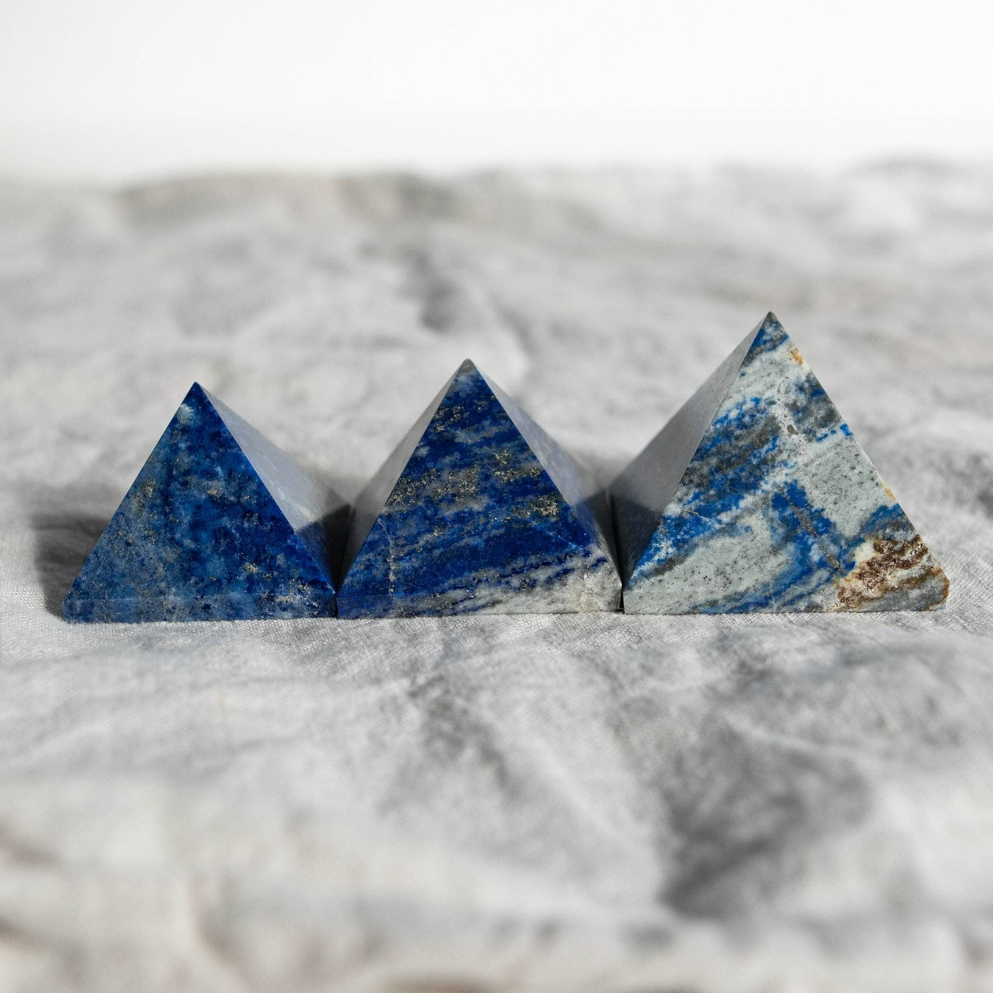 Lapis Lazuli Pyramid by Tiny Rituals