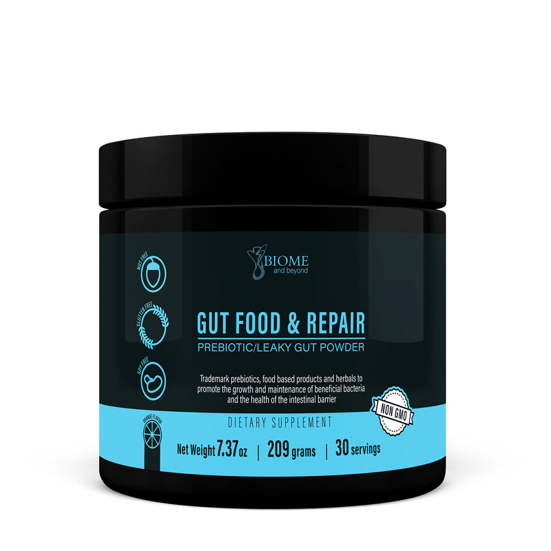 Gut Food and Repair by Biome and Beyond