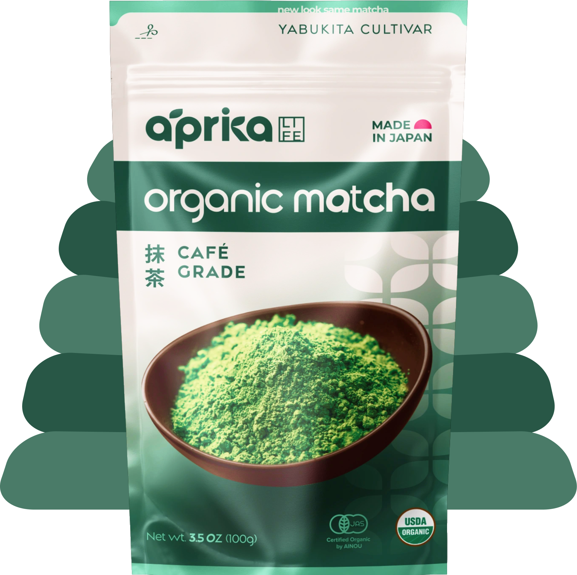 Organic Japanese Matcha Green Tea Powder by Aprika Life