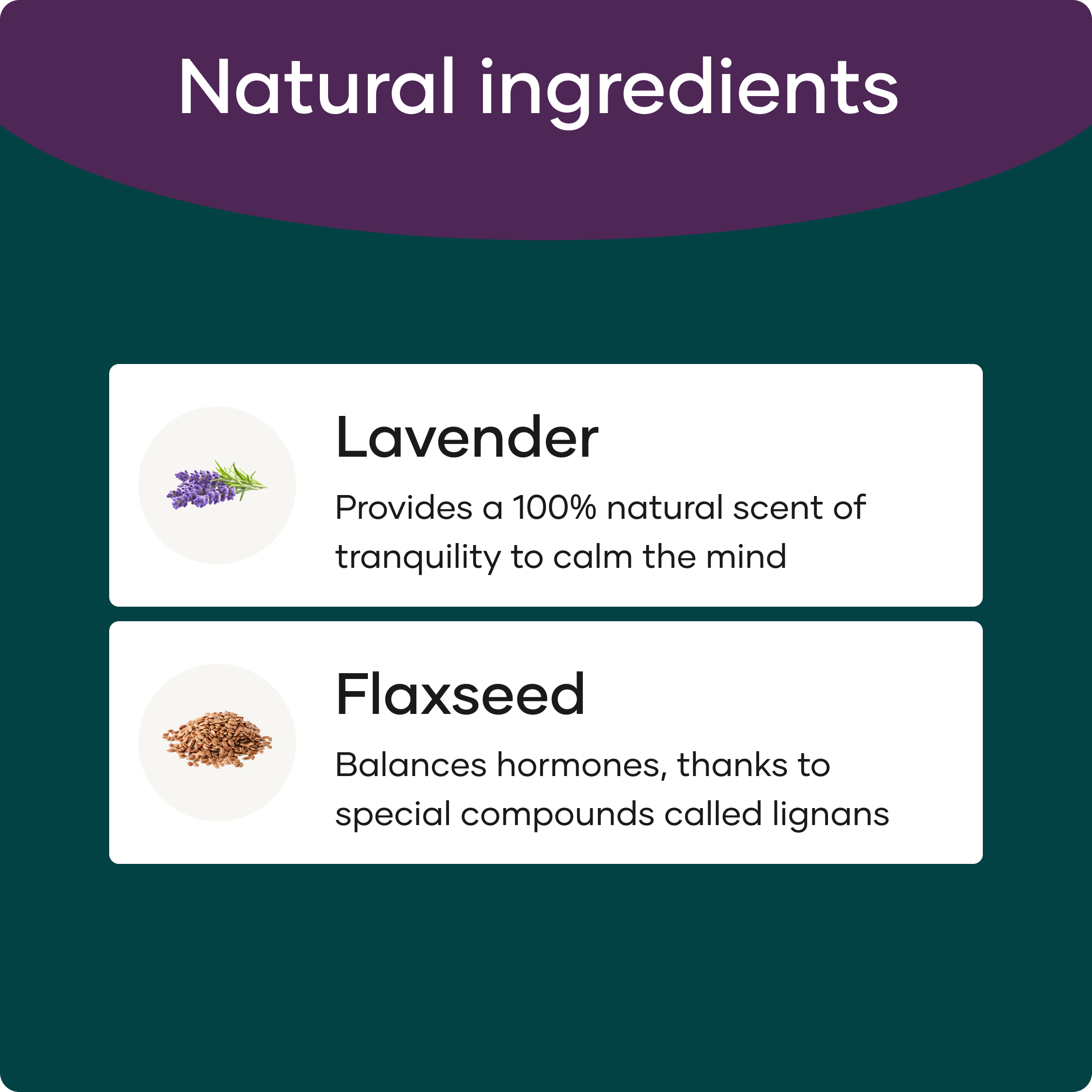 All-Natural Flaxseed and Lavender Pad