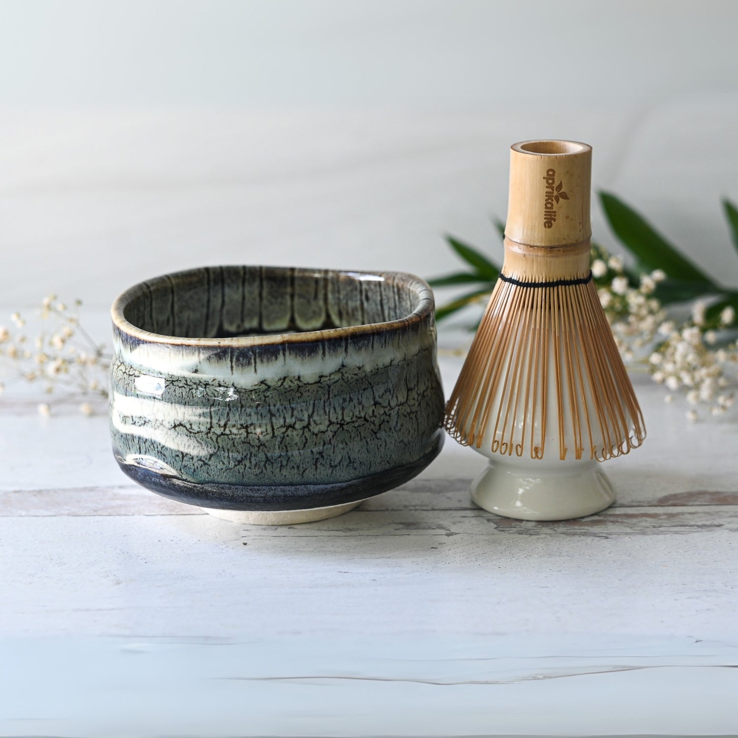 Iguchi Tenmoku Matcha Bowl by Aprika Life