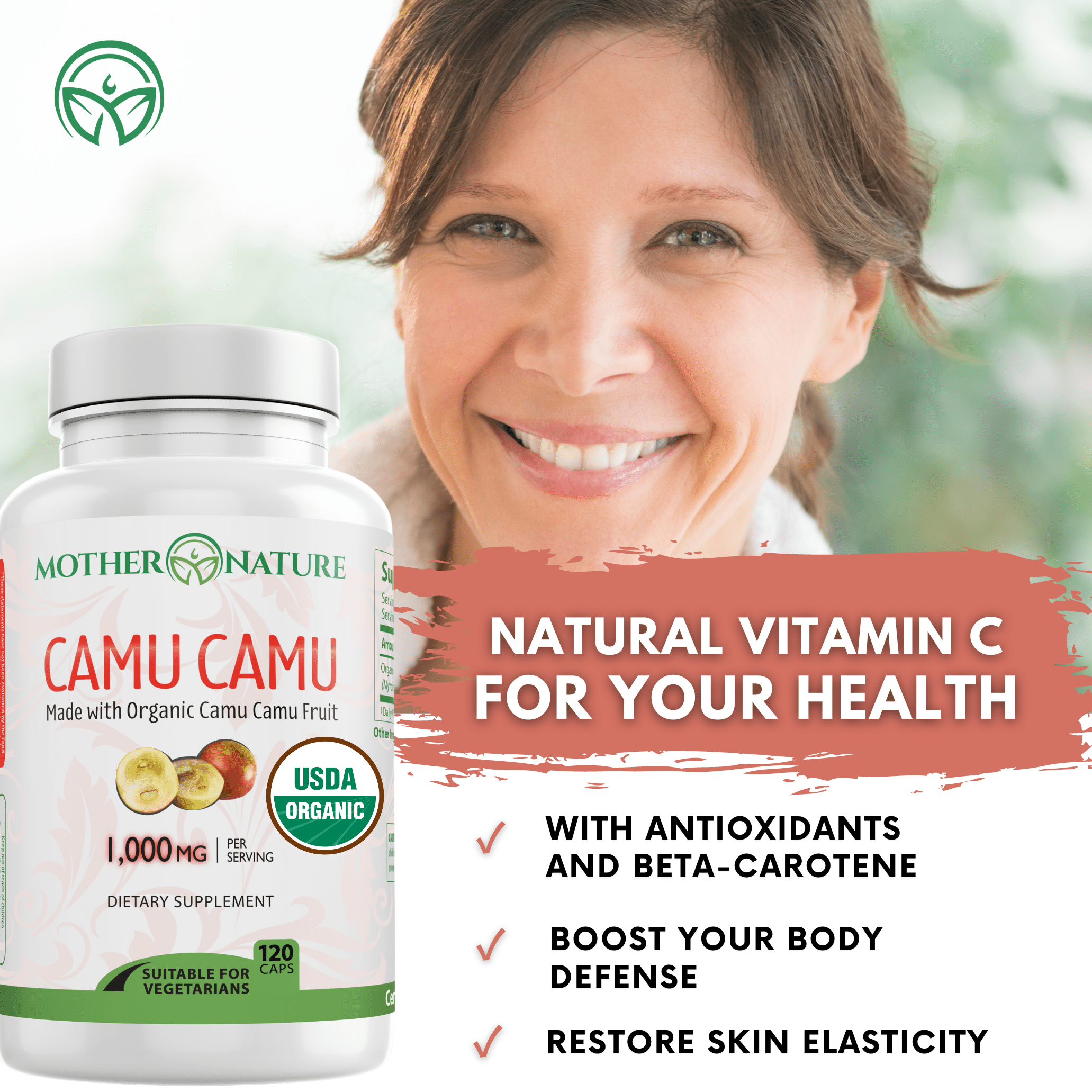 Camu Camu Capsules by Mother Nature Organics