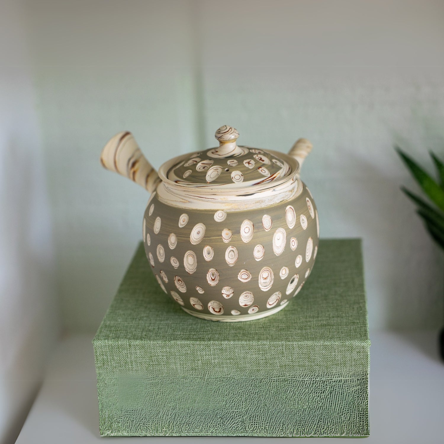 Japanese Kyusu Set - Teapot with Filters (370ml) and Two Cups by Aprika Life