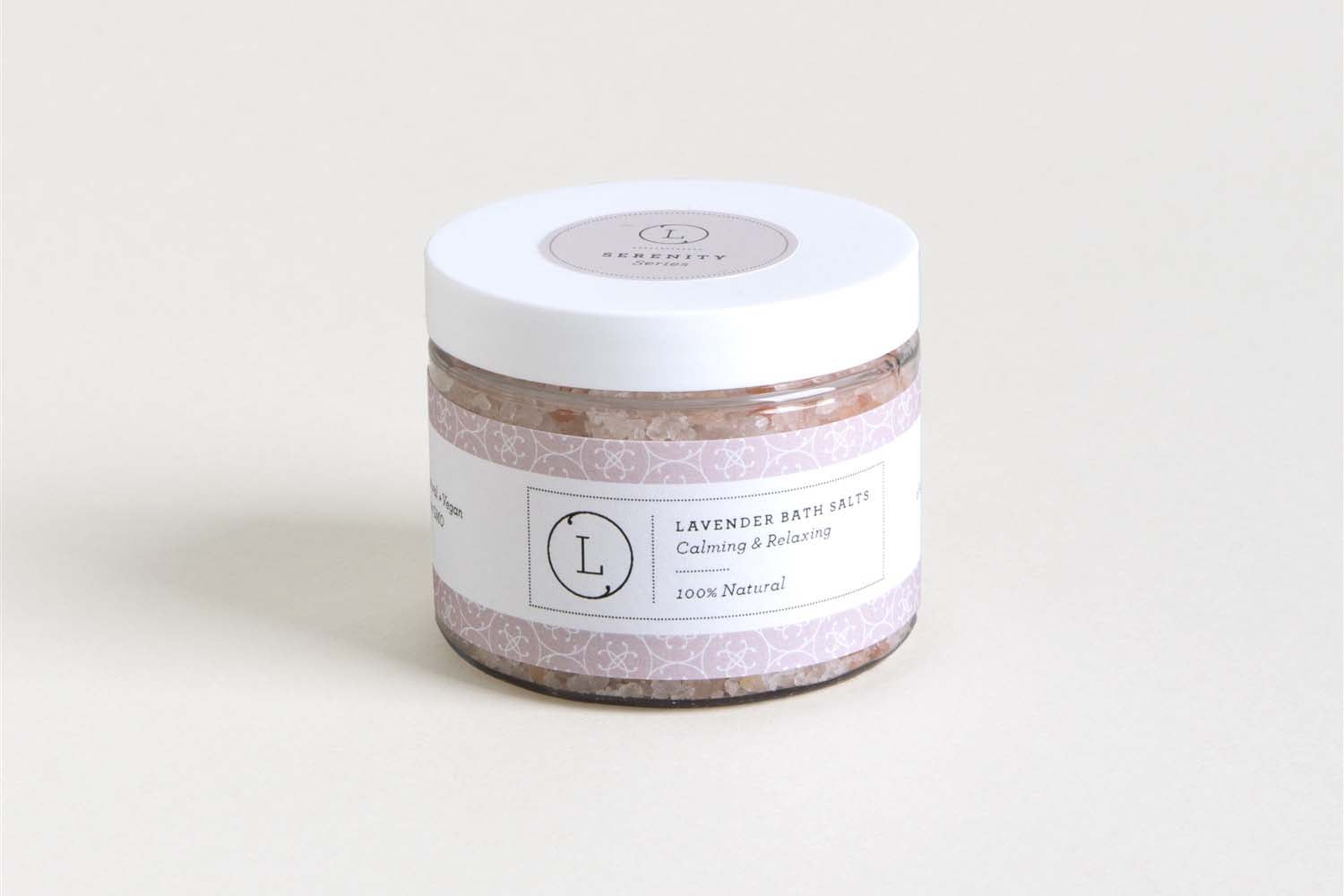 CBD Lavender Natural Bath Salt Soak with CBD. Made with Dead sea, Epsom and Himalayan salts by Lizush