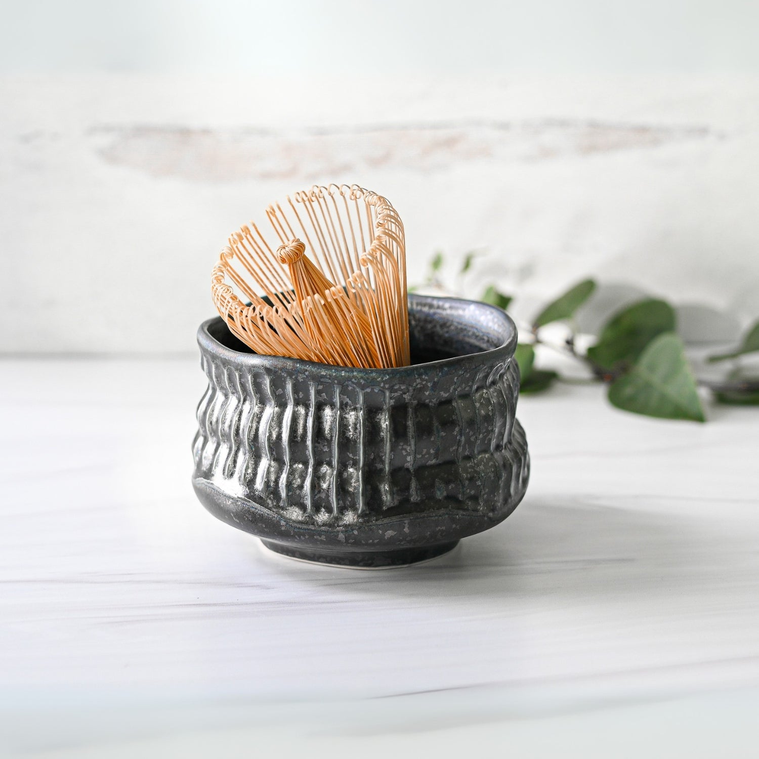 Meisen Black Matcha Bowl by Aprika Life