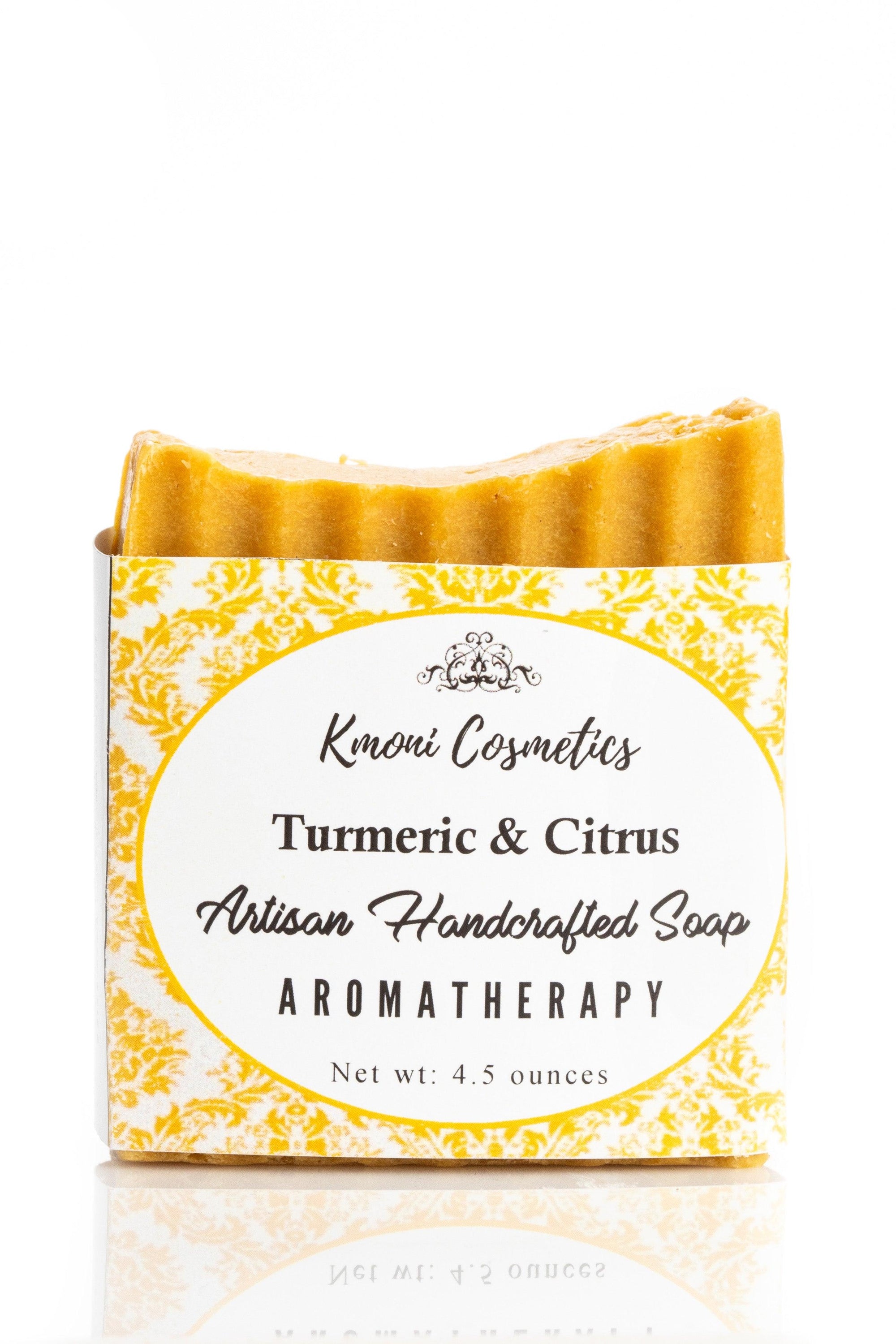 Turmeric & Citrus Artisan Soap by Kmoni Cosmetics