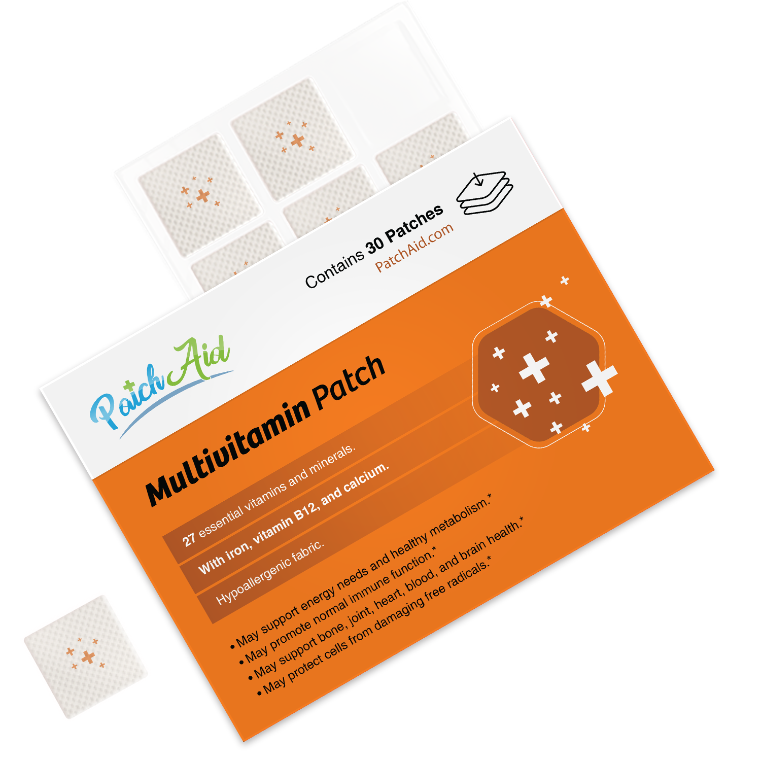 MultiVitamin Plus Topical Vitamin Patch by PatchAid