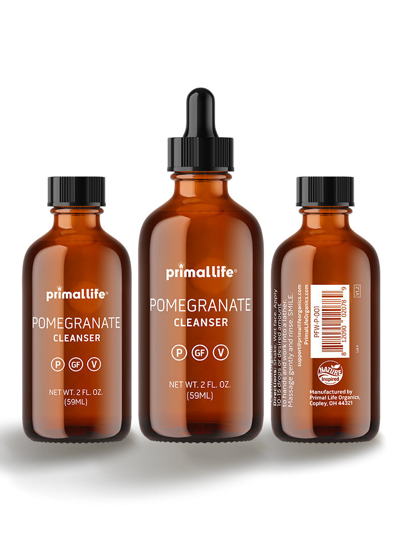 Pomegranate Cleanser, Dry | Sensitive by Primal Life Organic II LLC