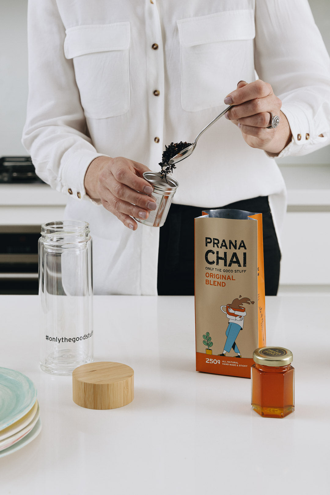 Prana Chai Vegan Agave Blend Cold Brew Kit by Prana Chai