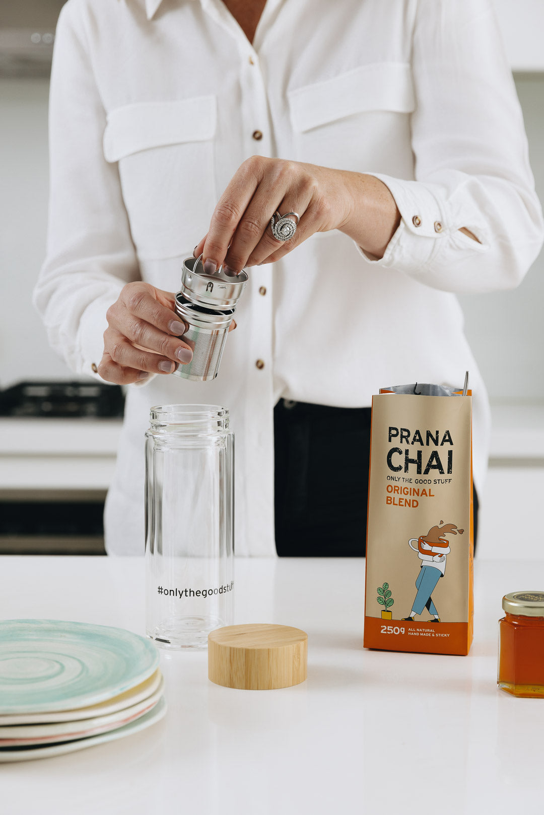 Prana Chai Peppermint Blend Cold Brew Kit by Prana Chai