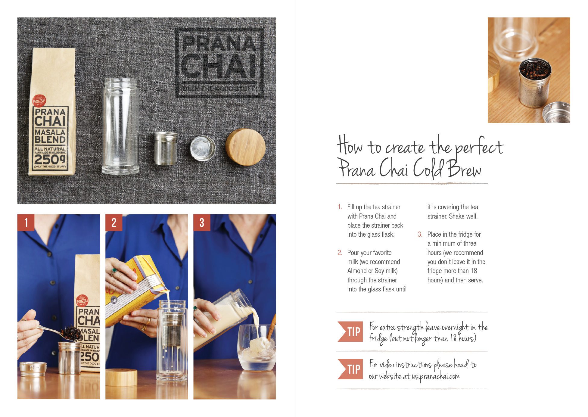 Prana Chai Cold Brew Flask by Prana Chai