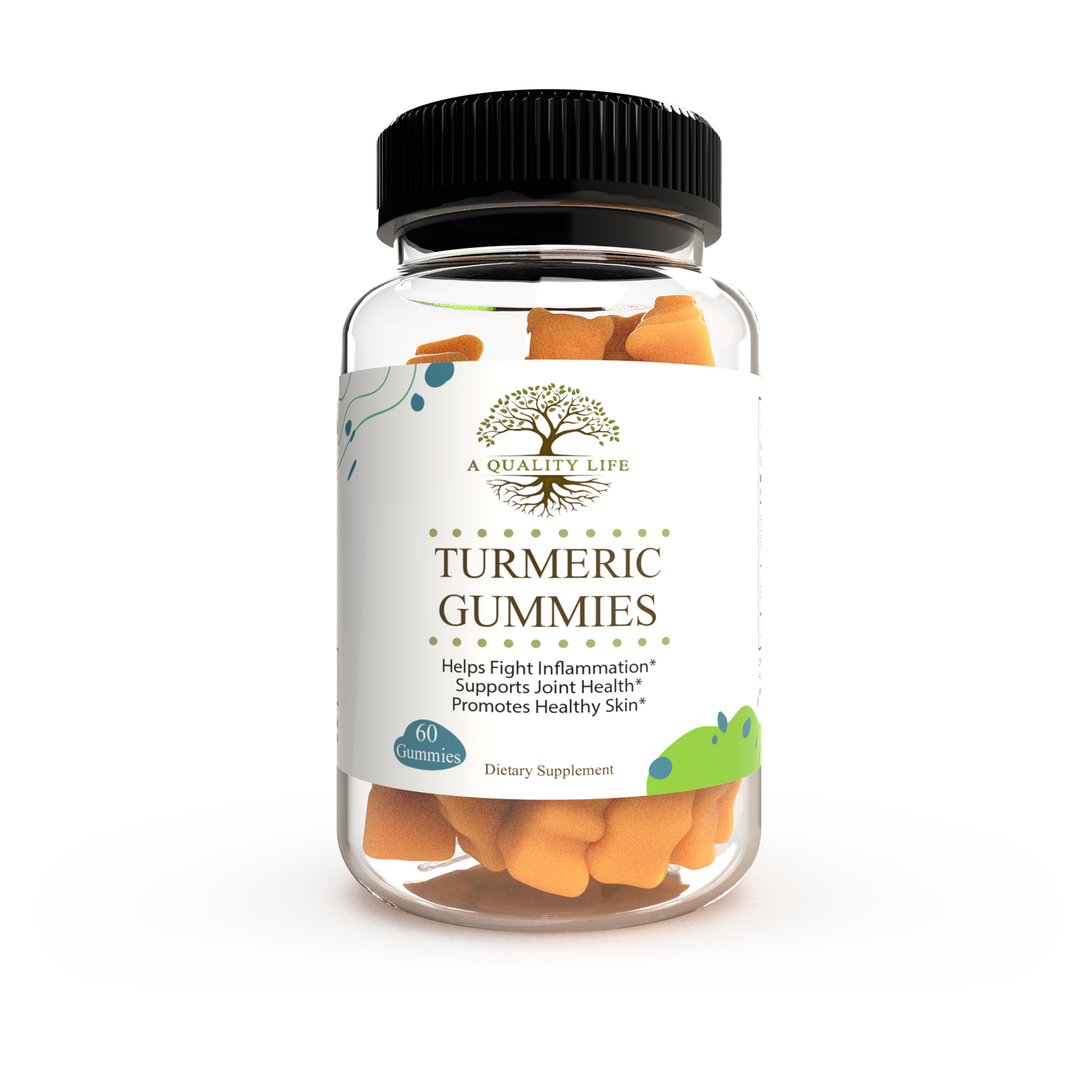 Turmeric Gummies by A Quality Life Nutrition