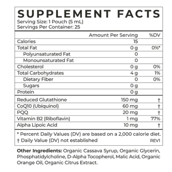 Liposomal Glutathione Supplement by Mother Nature Organics