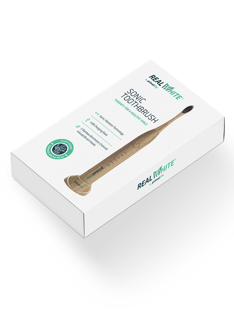 Real White Sonic Toothbrush by Primal Life Organic II LLC