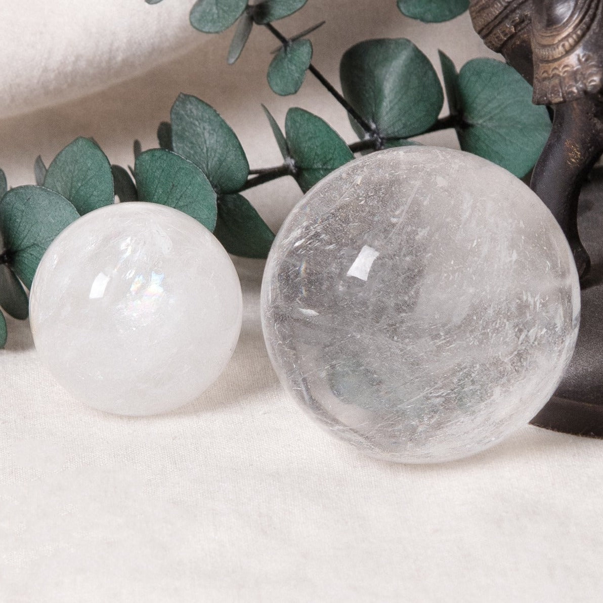 Clear Quartz Sphere with Tripod by Tiny Rituals