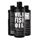 Wild Fish Oil Liquid, 16oz, Omega-3 DHA, EPA, DPA