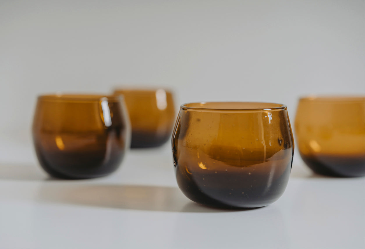 Moroccan Stemless Goblet - Set of 4 by Verve Culture