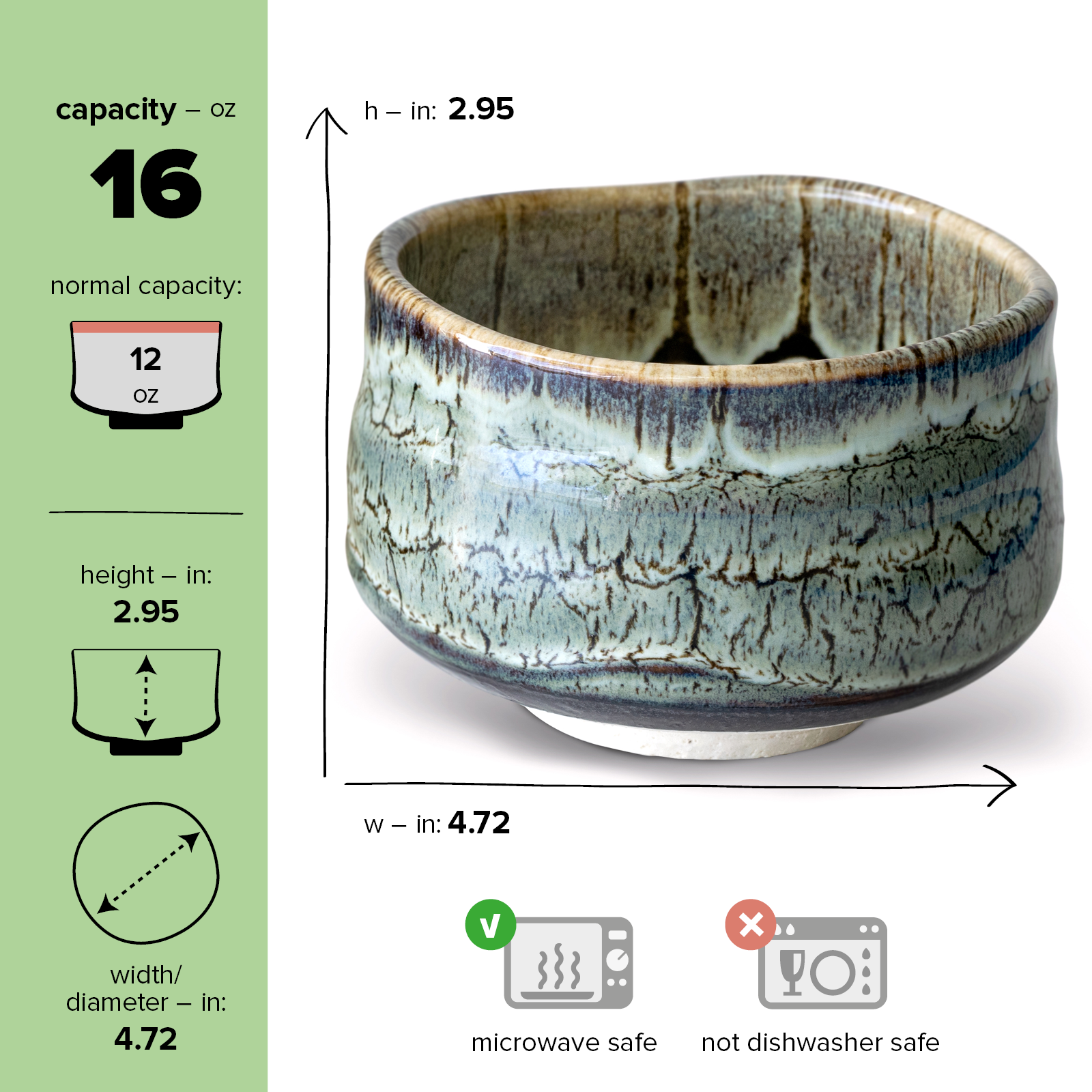 Iguchi Tenmoku Matcha Bowl by Aprika Life