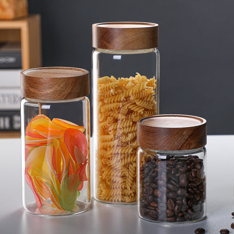 Set Of Three Glass Air Tight Borosilicate Jars by Izhar Studio- CA