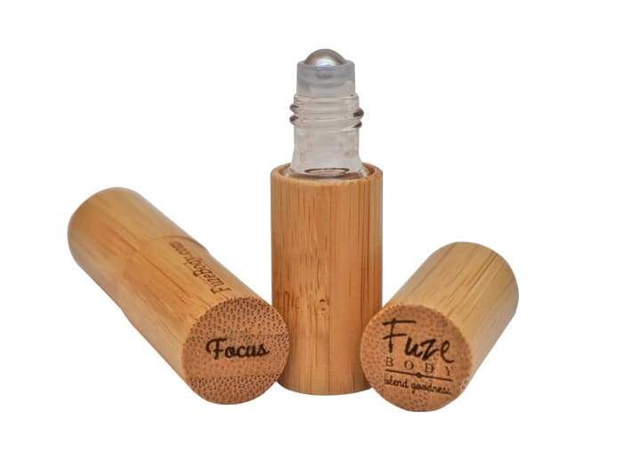 Focus - Wood Roll-On Pure Essential Oils by Fuze Body