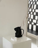 Handcrafted Nordic Style Wrinkle Pottery Jug Vase