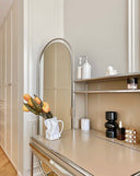 Handcrafted Nordic Style Wrinkle Pottery Jug Vase