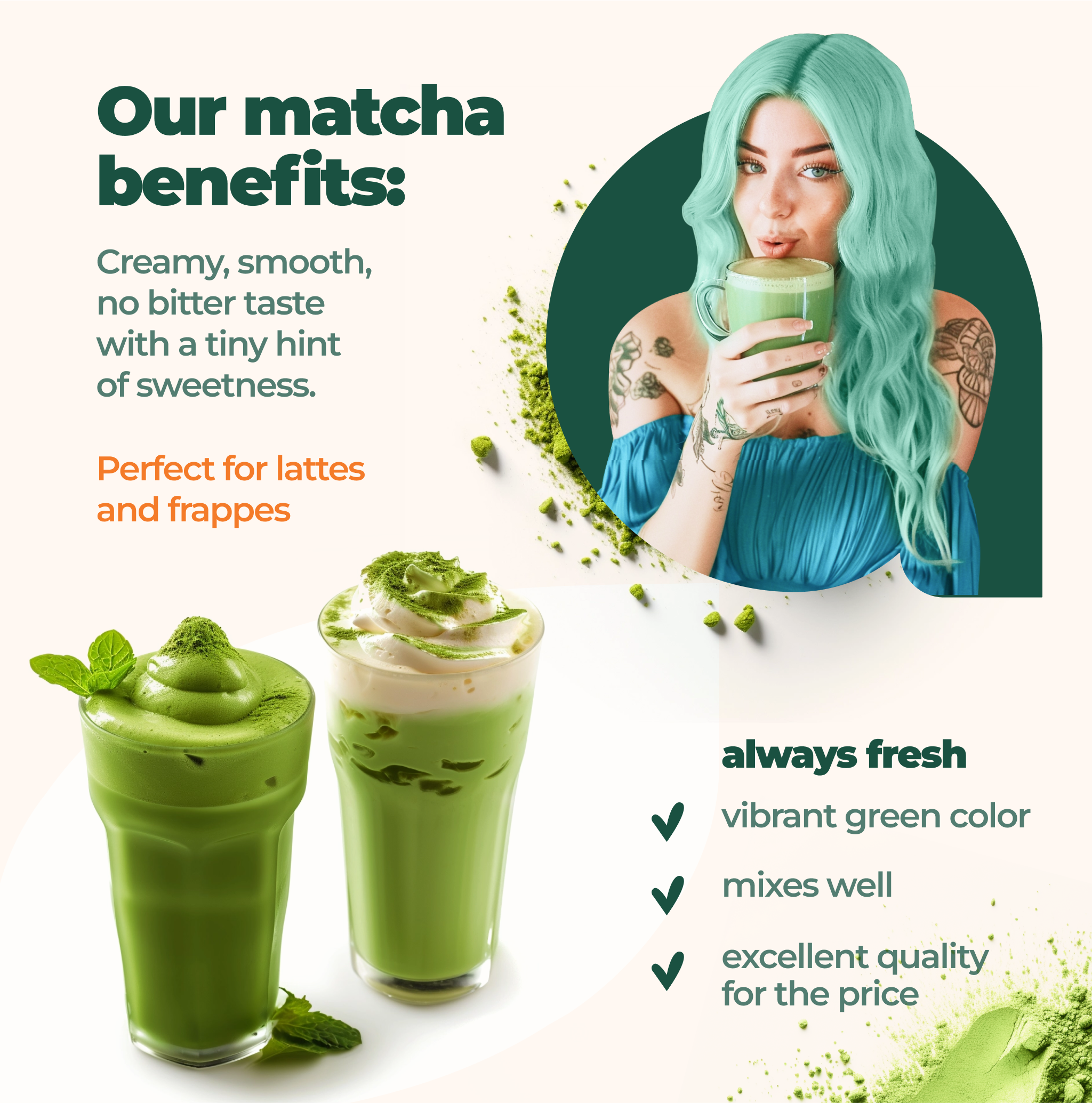 Organic Japanese Matcha Green Tea Powder by Aprika Life