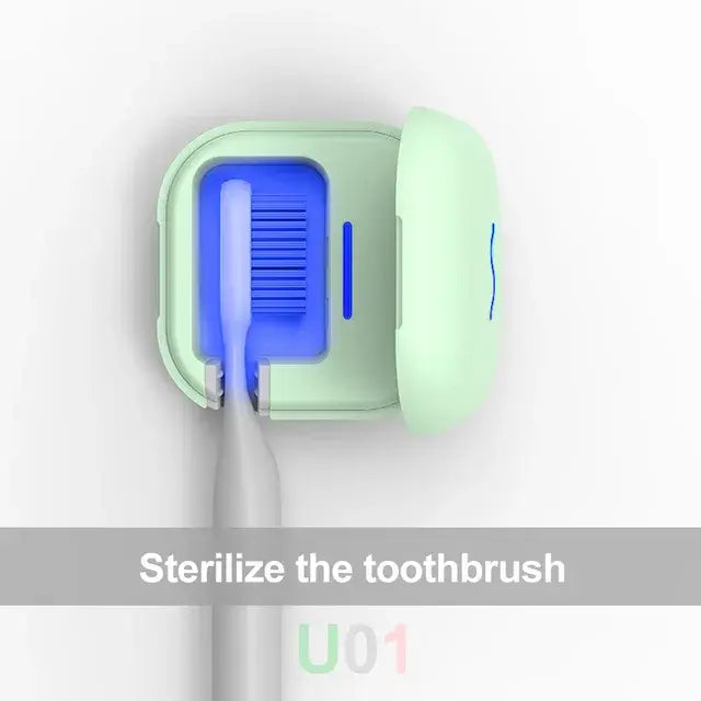 Blue Light UV Toothbrush Head Disinfection Box