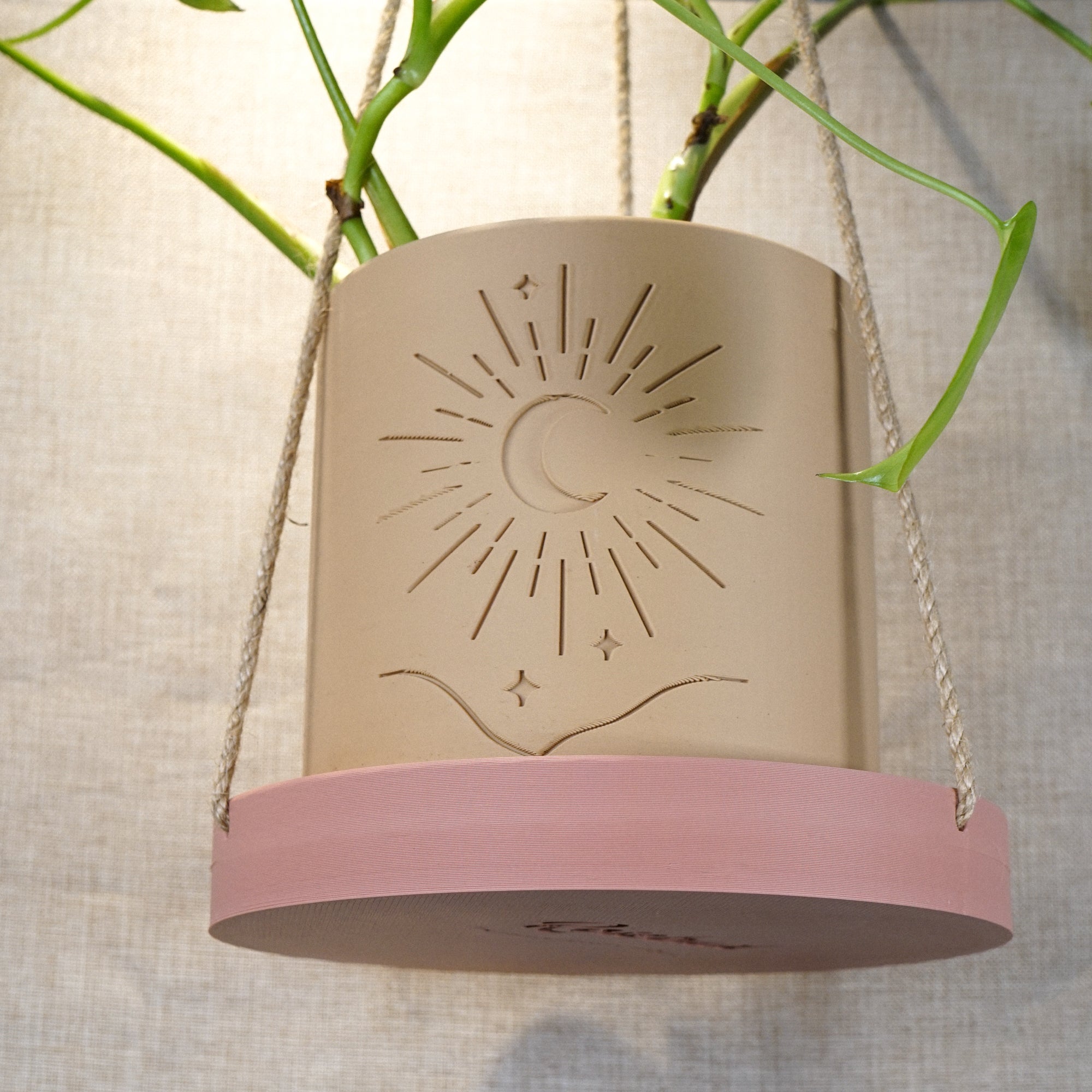 The Minimalist Hanging Plant Tray by Rosebud HomeGoods