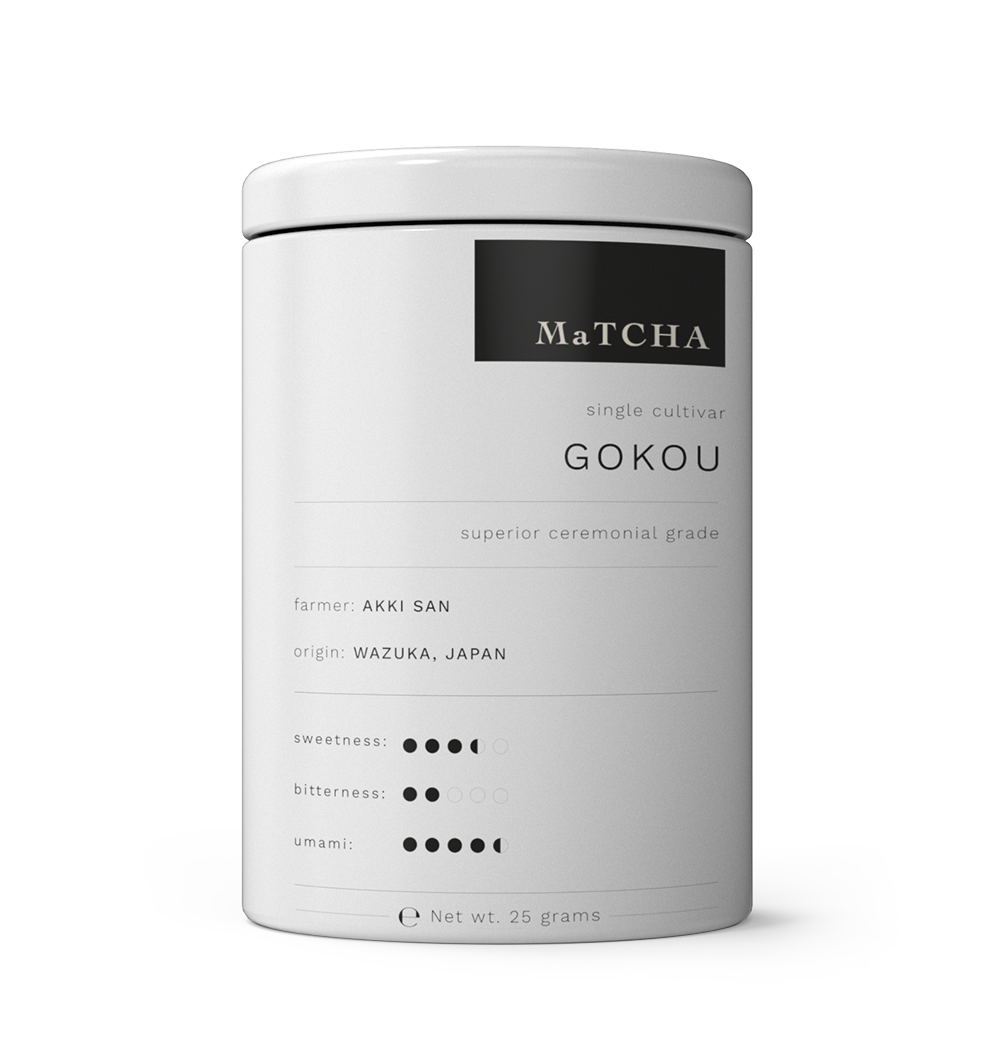 GOKOU MATCHA. Single Cultivar. Rich and Deep. by Farm2Me